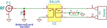 Echilibrată a Dezechilibrat BALUN Una Nouă| Mică low-cost 9:1 Balun pentru fir lung antena HF RTL-SDR(cu separator de putere)